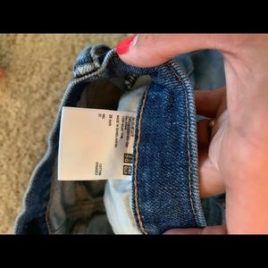 Uniqlo Jeans - Uniqlo high waisted cutoff jeans Uniqlo Jeans - Uniqlo high waisted cutoff jeans